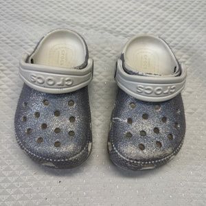 Silver Crocs
